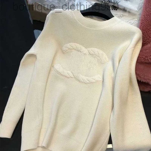 

luxury designer 2023 advanced version womens sweaters france trendy clothing letter graphic embroidery fashion round neck channel hoodie bra, White;black