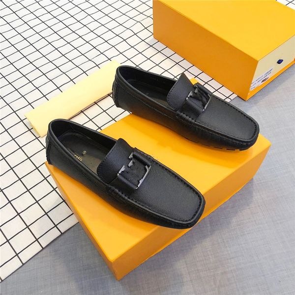 

genuine leather men casual shoes designer brand soft italian men luxury loafers moccasins breathable slip on black driving shoes plus size 3
