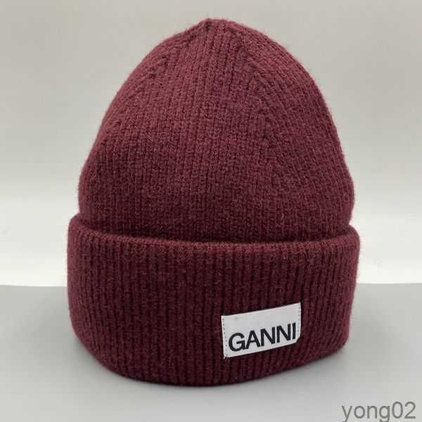 

designer new womens mens berets gannis three fold male female couples fashion brand knitted hat thickened warm beanie winter hat5fet, Blue;gray