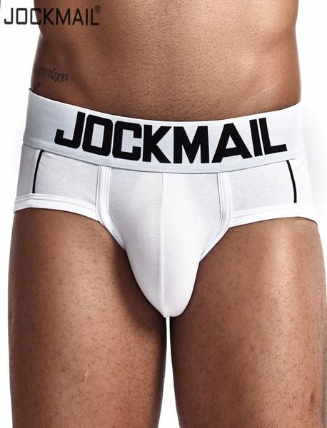 

jockmail men clothes underwear men cotton cueca gay mens bikini briefs jock strap ropa interior hombre slip5015981, Black;white