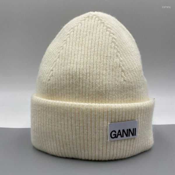 

designer new womens mens berets gannis three fold male female couples fashion brand knitted hat thickened warm beanie winter76ze, Blue;gray