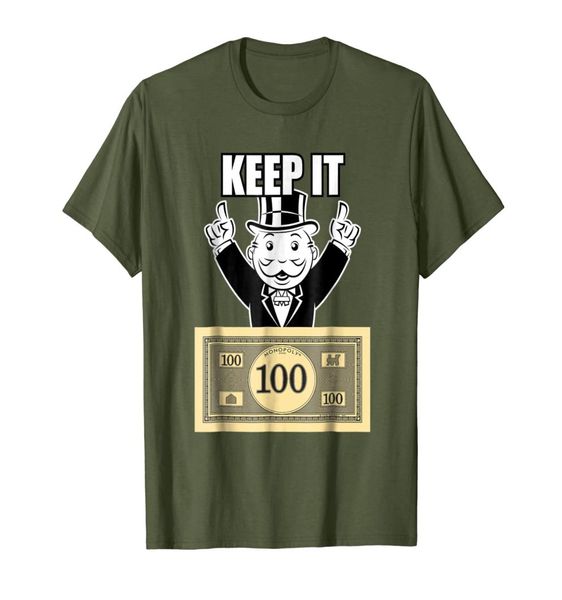 

mr monopoly keep it 100 humorous tshirt0123456789107566049, White;black