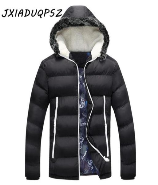 

new design 2020 plus size m3xl long winter men jacket with fur hood men039s clothing casual jackets thickening parkas male coa9153470, Tan;black