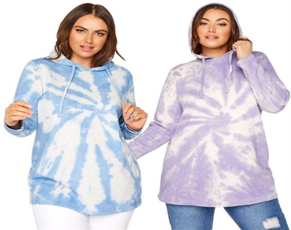 

women plus size hoodies sweatshirts fall winter clothes loose running fitness s5xl hooded long sleeve pullover gradient outerwear4798405, Black