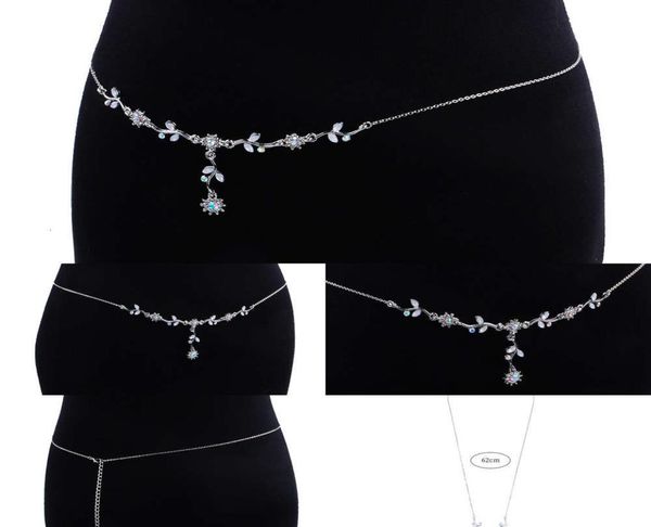 

korean accsori plum waist body chain female0123456785764122, Silver