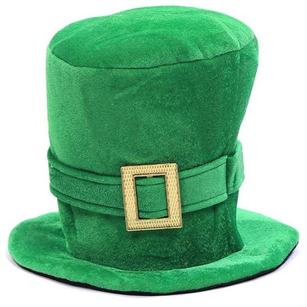 

wide brim hats bucket saint patricks day celebration costume fashionable large green hat st accessories for men women 230831, Blue;gray