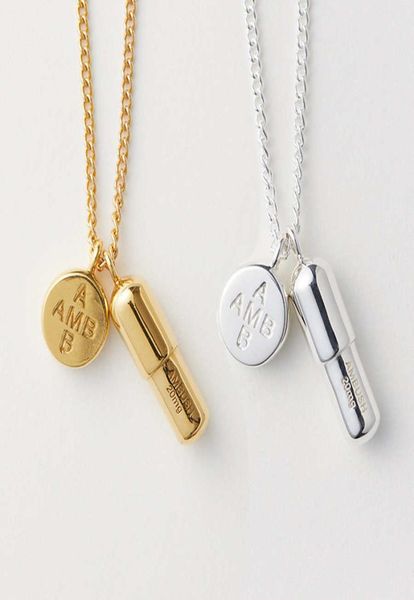 

ambush sliver capsule necklace men women ambush necklace choker jewelry6124683, Silver