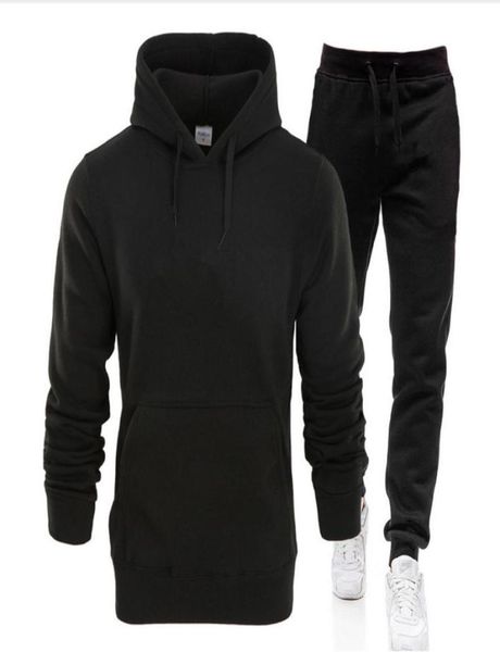 

winter autumn men hoodies and jacket joggers sweatpants man printing suits sportwear tracksuit fight color sweatshirt2657164, Black