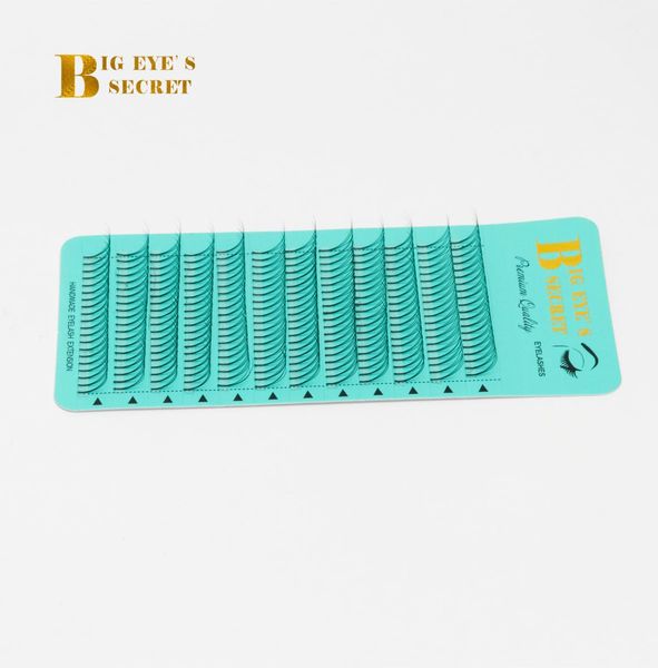 

3d long stem plastic box premade fans false eye lash volume eyelashs makeup beauty volume eyelash extensions 9440282