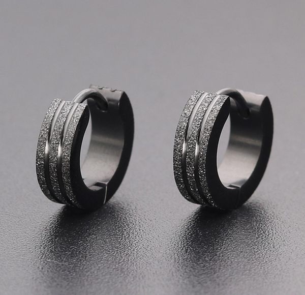 

fashion earrings men039s round titanium steel earrings men039s jewelry accessories rock style punk circle earrings for men9551214, Golden;silver