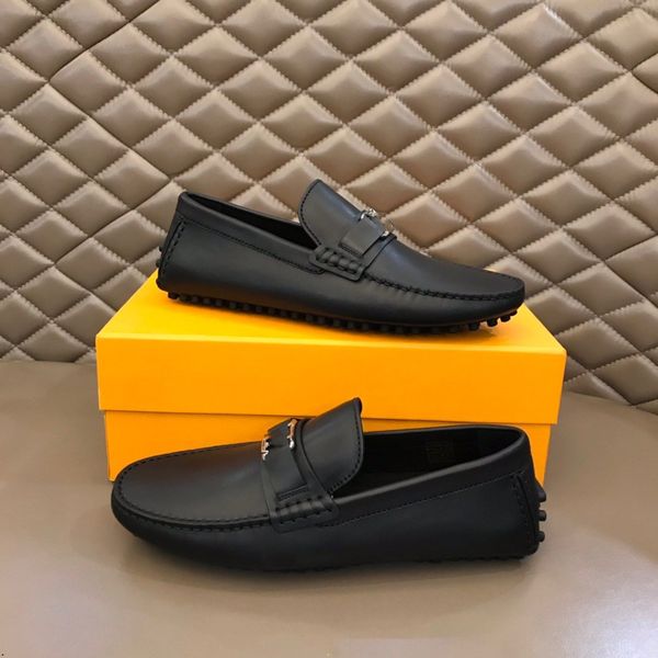 

genuine leather men casual shoes 2023 luxury brand men designer loafers moccasins light breathable slip on boat shoes zapatos hombre, Black