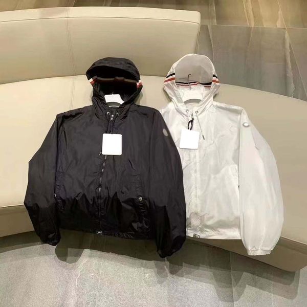 

spring, summer and autumn 2023 new sunscreen clothing lovers thin loose short coat uv hooded windbreaker, Black;brown