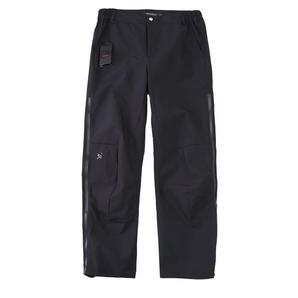 

designer long pants men's casual pants side striped workwear pants loose pants windproof mountaineering straight leg pants, Black