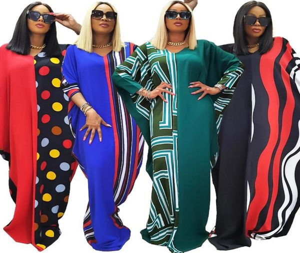 

ethnic clothing african dashiki abaya print maxi dress bat kimono cardigan mujer hijab muslim ramadan eid jilbab caftan turkish is4706899, Red