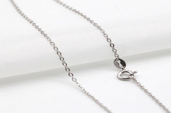 

925 sterling silver chains for pendant necklace link water waveboxtreasuremelon seed styles chain women jewelry5133400