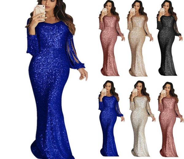 

casual dresses party club dinner long maxi square dress women african neck split female vestiods chic white wedding elegant7639585, Black;gray