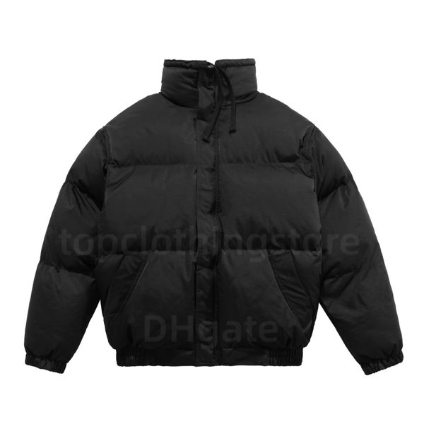 

ess designer down jacket classic essentialclothing outerwear winter jacket lightweight parka warm couple casual coat jackets coat s, Black