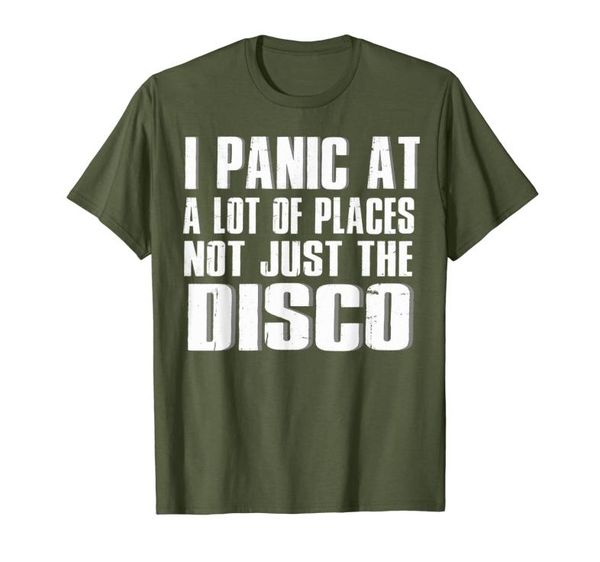 

i panic at a lot of places not just the disco shirt012343984701, White;black