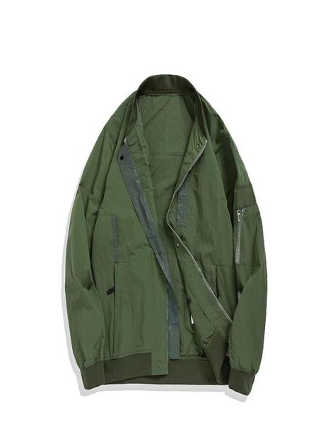 

2020 ss konng gonng new spring and autumn reflective casual air jacket fashion brand trench coat reflective material on the back8770874, Black;brown