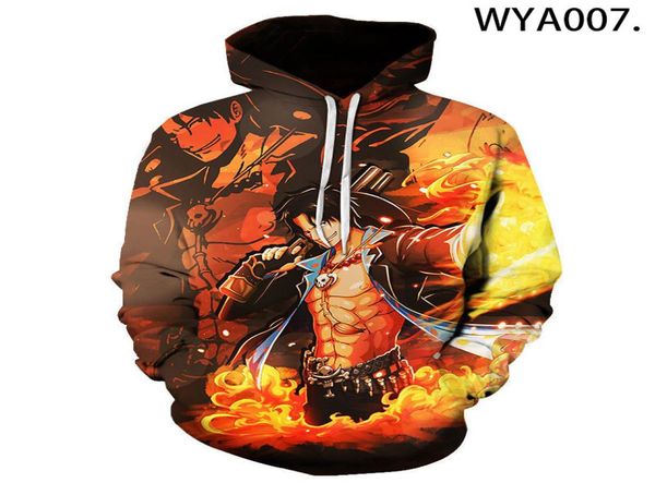 

the latest one piece coat and hoodie hiphop street clothing printing male and female anime autumn winter jacket sweatshirt2133249, Black