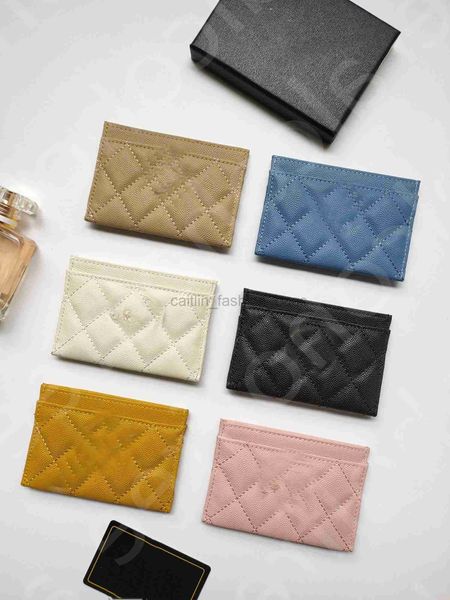

bags designer card holders luxury bag holder wallet short case purse quilted genuine leather purses mens ring capital credit coin mini caitl