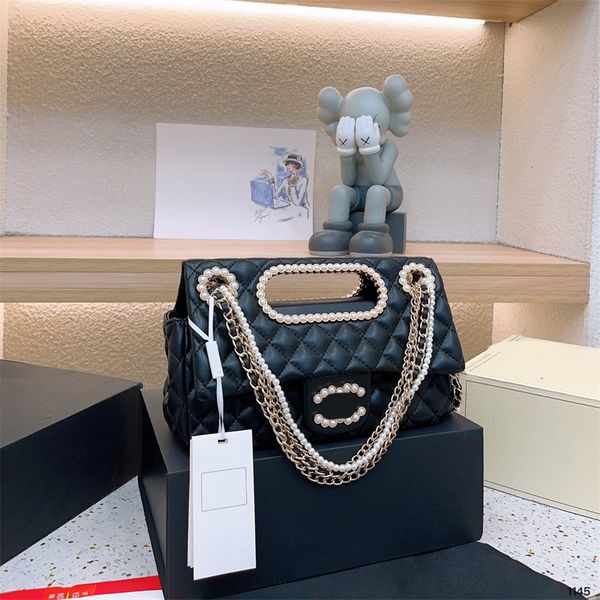 

fashion women handbag luxury brand designer shoulder bag chain high-quality lambskin and metal hardware crossbody bags will never fade walle