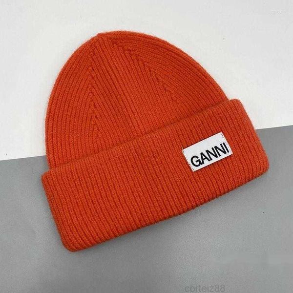 

designer new womens mens berets gannis three fold male female couples fashion brand knitted hat thickened warm beanie winter hatb0o3, Blue;gray