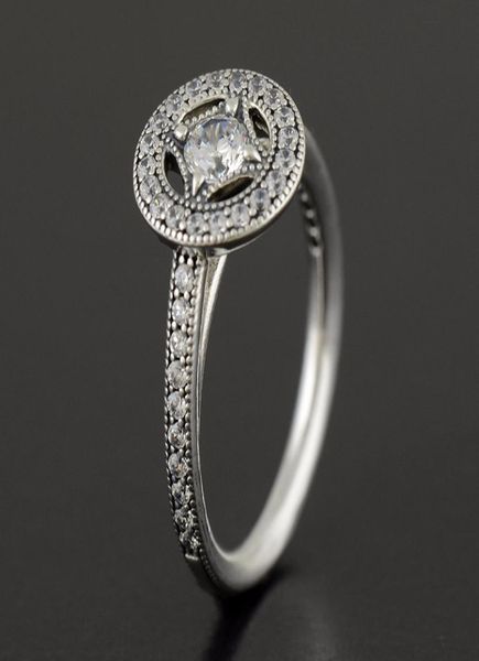 

vintage ring s925 sterling silver fits for original style bracelet and charms jewellery 191006cz5415554