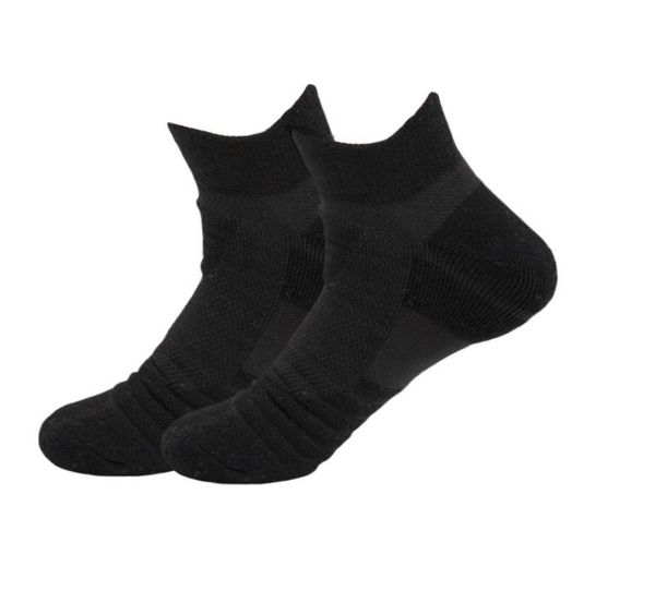 

men non slip thicken running ankle high sweat absorbing daily basketball ski sport socks elastic training jogging soft cycling9167320, Black