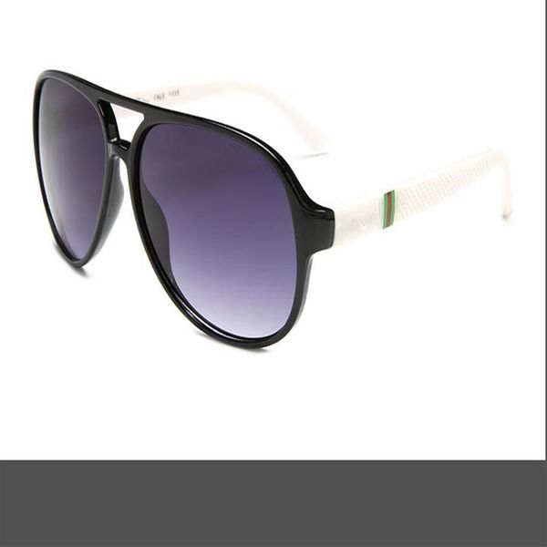 

fashion sunglasses with uv protection for men and women vintage square plank integrated frame popular3365, White;black
