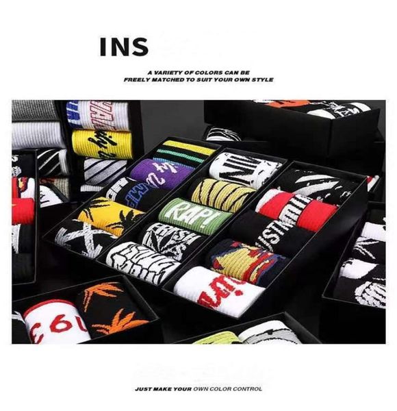 

22ss socks women men cotton basketball sock in stock08329930, Black