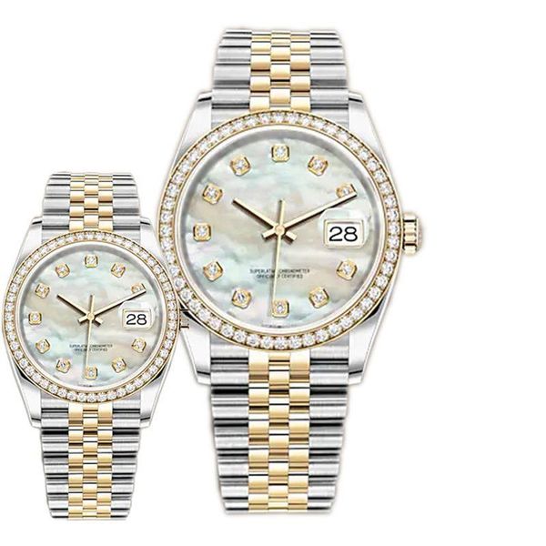 

mens watch with movement wristwatches 41mm/36mm quartz design super watches automatic waterproof 31mm/28mm sapphire woman diamond steel tqxj, Slivery;brown