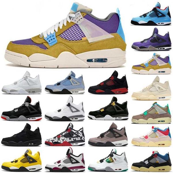 

cat black 4 4s jumpman outdoor shoes bred neon wings encore cactus jack white cement womens mens stylist sneakers trainers us 5.5-13