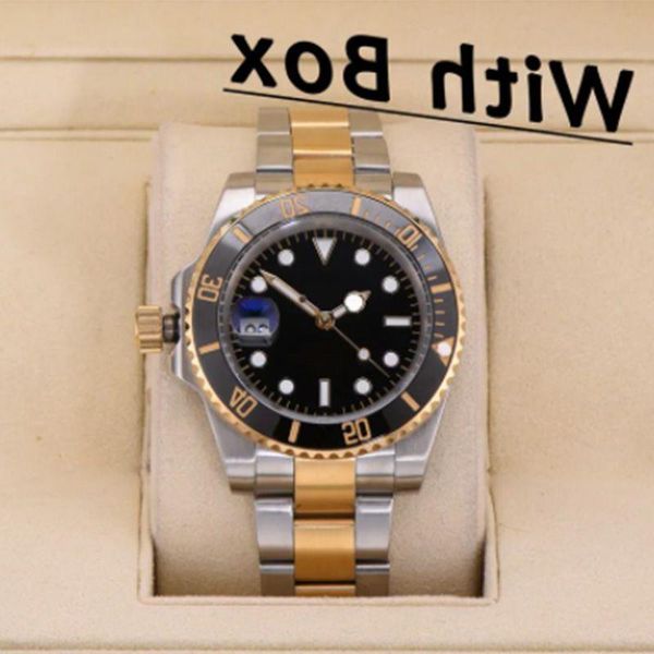 

watch mens for stainless steel waterproof 40mm mechanical luxe strap montre de automatic wristwatch watch men watches fashion watch wat tkbw, Slivery;brown