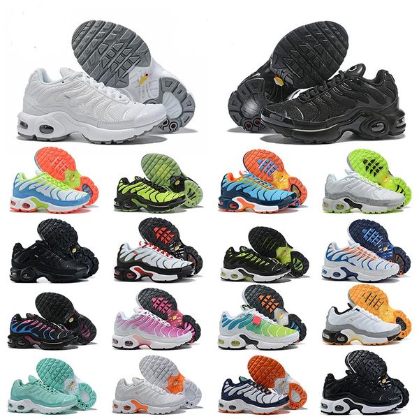 

tn plus tn enfant kids shoes children sneakers baby boys and girls triple black white yellow pink kids designer trainers mesh aaa+ size eur