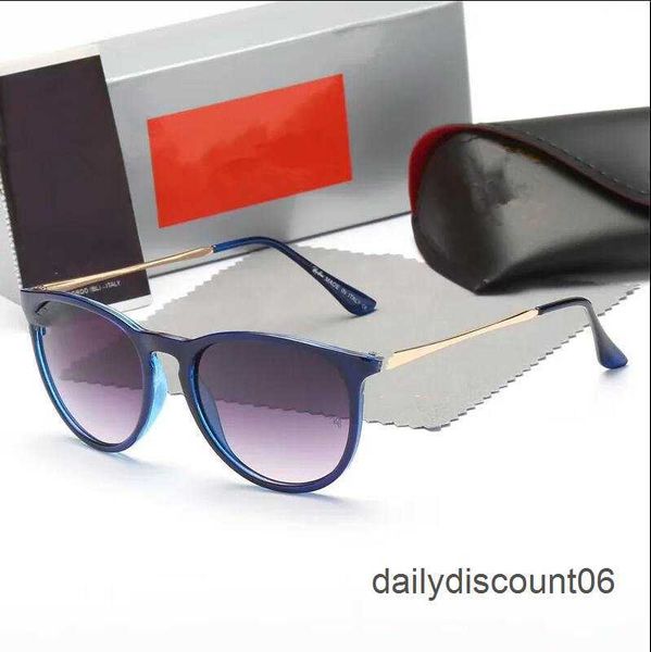 

men classic brand retro women sunglasses luxury designer eyewear metal frame designers sun glasses woman rays with original box a4171-2, White;black