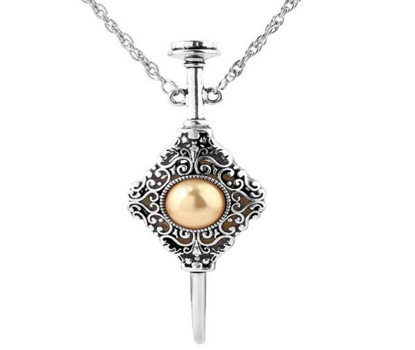 

pendant necklaces fashion harried blood pledge necklace potters double stereoscopic silvery accessories jewellery gift for fans3423079, Silver