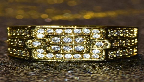 

fashion jewelry stainless steel gold plated rings for men cubic zirconia filled wedding engagement ring size 6139223854, Silver