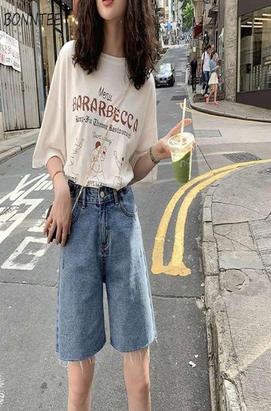 

shorts women high waist straight harajuku students trendy fur-lined simple womens denim trousers almatch teens ulzzang fashion7244377, White;black