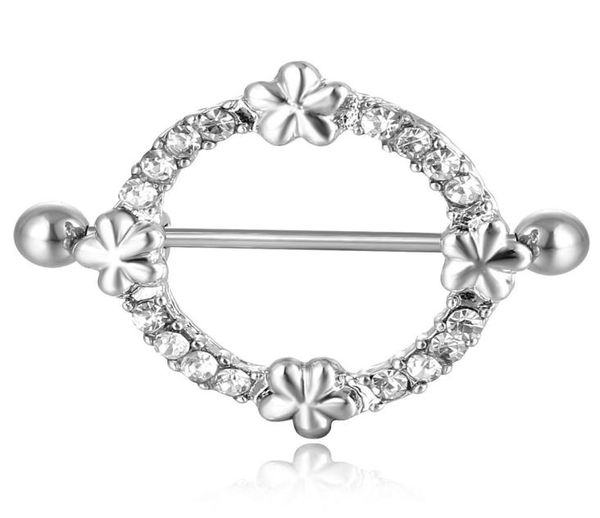 

d0640 clear nipple ring01234567891011121314155441859, Silver