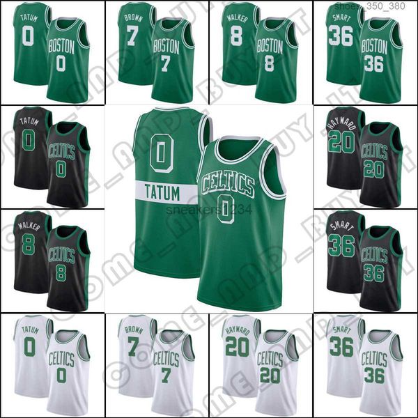 

jayson 0 tatum basketball jersey 33 bird marcus 36 smart jaylen 7 brown 75th anniversary 2022 city uniform