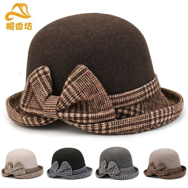 

beanie skull caps autumn and winter women s warm hat woolen bucket fashion cap mom style 230831, Blue;gray