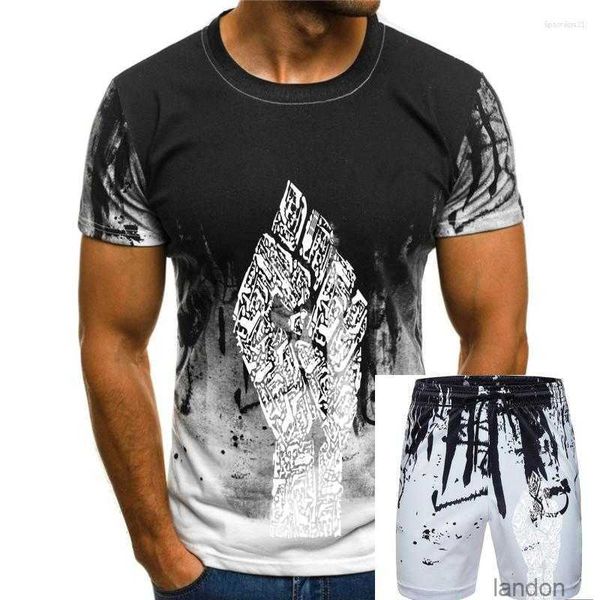 

men's tracksuits hand of revolution t-shirt mens s-5xl, Gray
