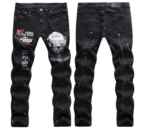 

mens 2020 luxury designer clothes jeans for men black denim pants fashion true brand skinny joggers biker rock revival mens design2244931, Blue