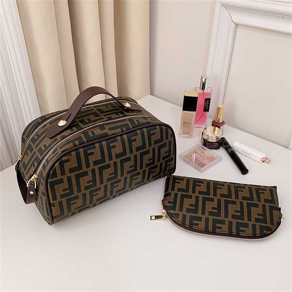 

large capacity makeup travel portable cosmetic bag multifunctional wash and rinse bun mother's edition off wholesale