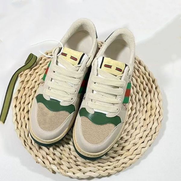 

classic casual shoes screener canvas sneakers women luxury classic blue red striped rubber leather distressed shoe low men woman outdoor sne, Black