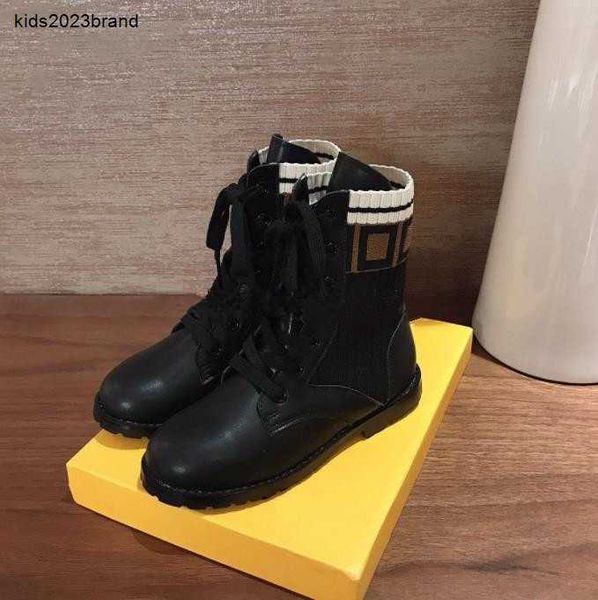 

design kids boots girls black leather shoes sizes 26-35 fashion children short boot baby casual shoes