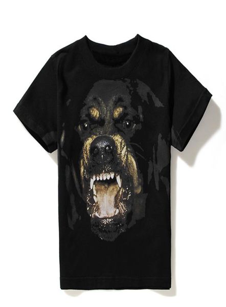 

mens designer t shirts men women hip hop 3d print rottweiler luxury shirt5047732, White;black
