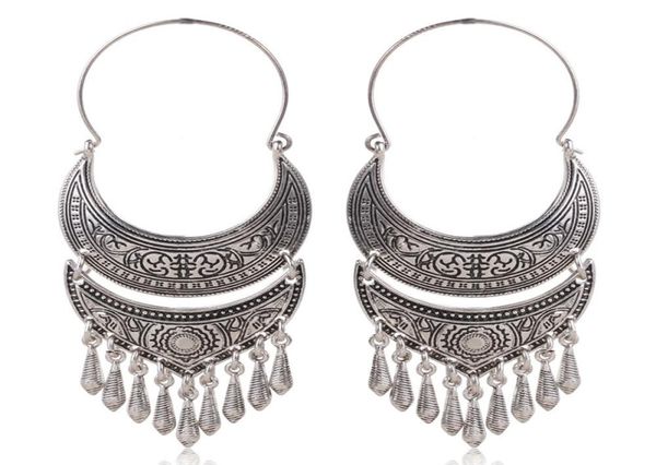 

women multiple kinds vintage antique alloy copper silver drop earrings anchor dangle earrings hanging casual jewelry accessories8747128, Golden