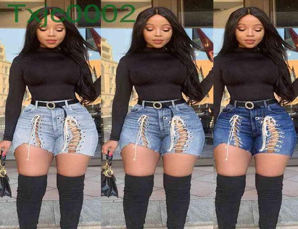 

designer denim shorts fashion tassel slimming casual straight jean pants designer summer strapping jeans for women4226836, White;black